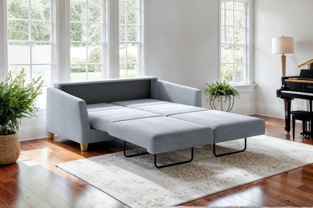 Monika Queen Size Loveseat Sleeper - Loule 630 - 104/9 Walnut