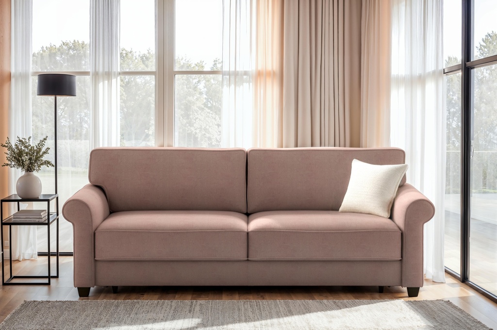 Casey Queen Size Loveseat Sleeper - Rene 01 - 104/6 Walnut