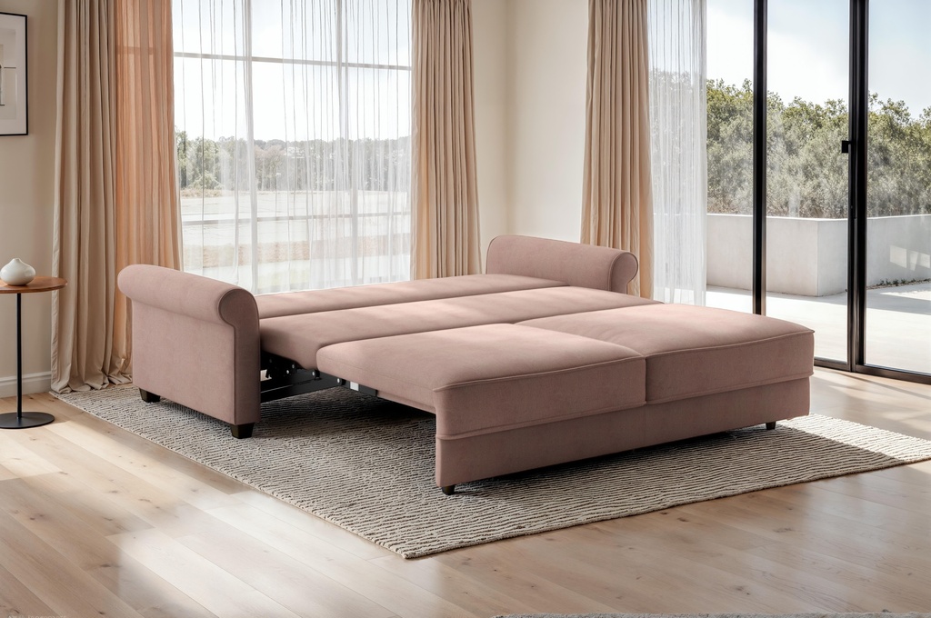 Casey Queen Size Loveseat Sleeper - Rene 03 - 104/6 Walnut