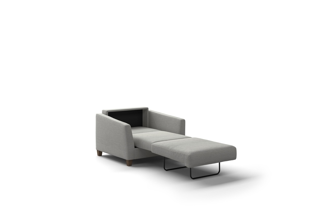 Monika Cot Size Chair Sleeper - Oliver 173 - 104/9 Walnut