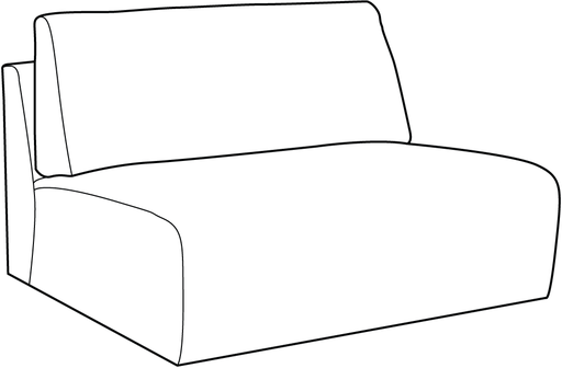 Nexus Armless 43" Chair